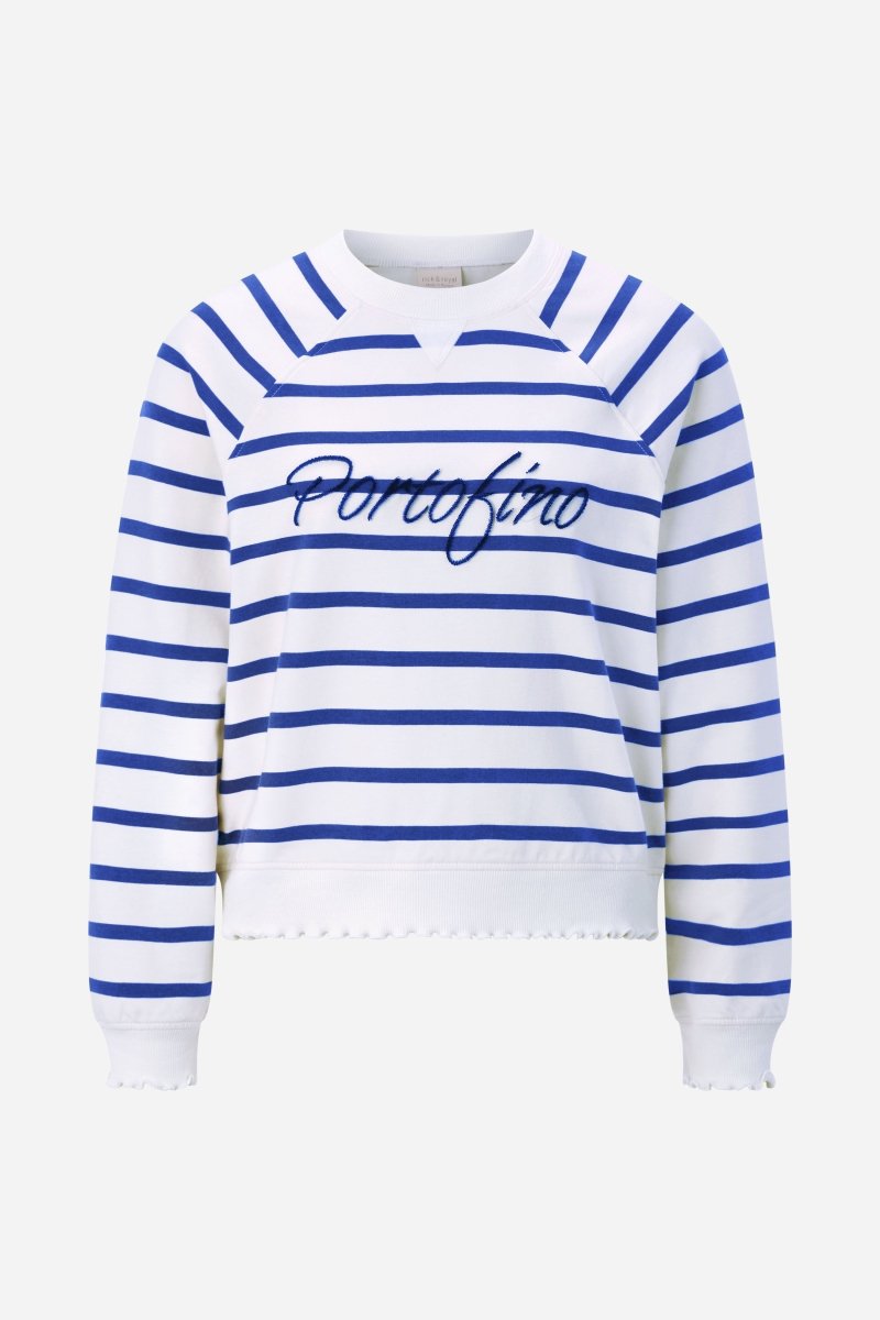Gestreiftes Baumwoll-Sweatshirt-Rich & Royal