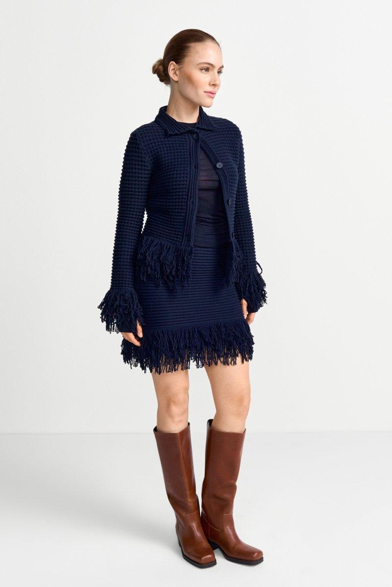 Fringe Cardigan - Look-Rich & Royal