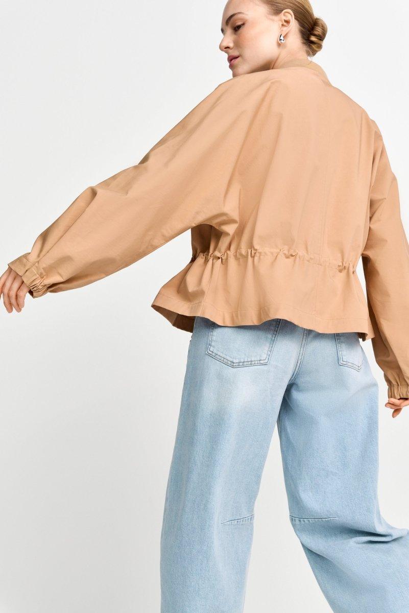 Bomberjacke aus Baumwollmix-Rich & Royal