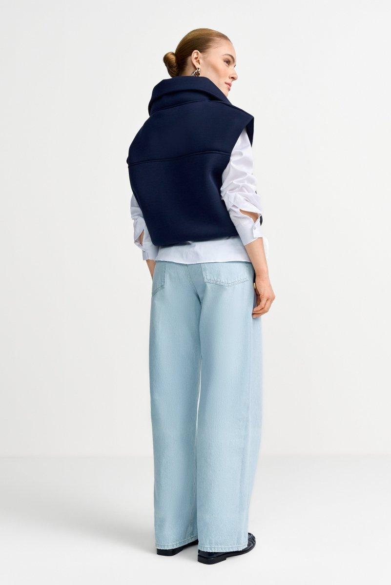 Weste aus Scuba-Jersey-Rich & Royal