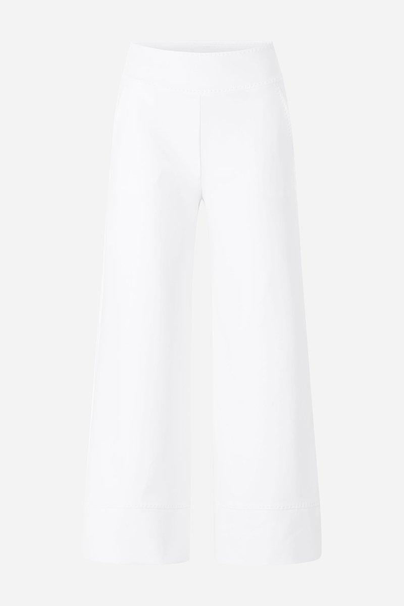 Weite Stoffhose in Weiß-Rich & Royal