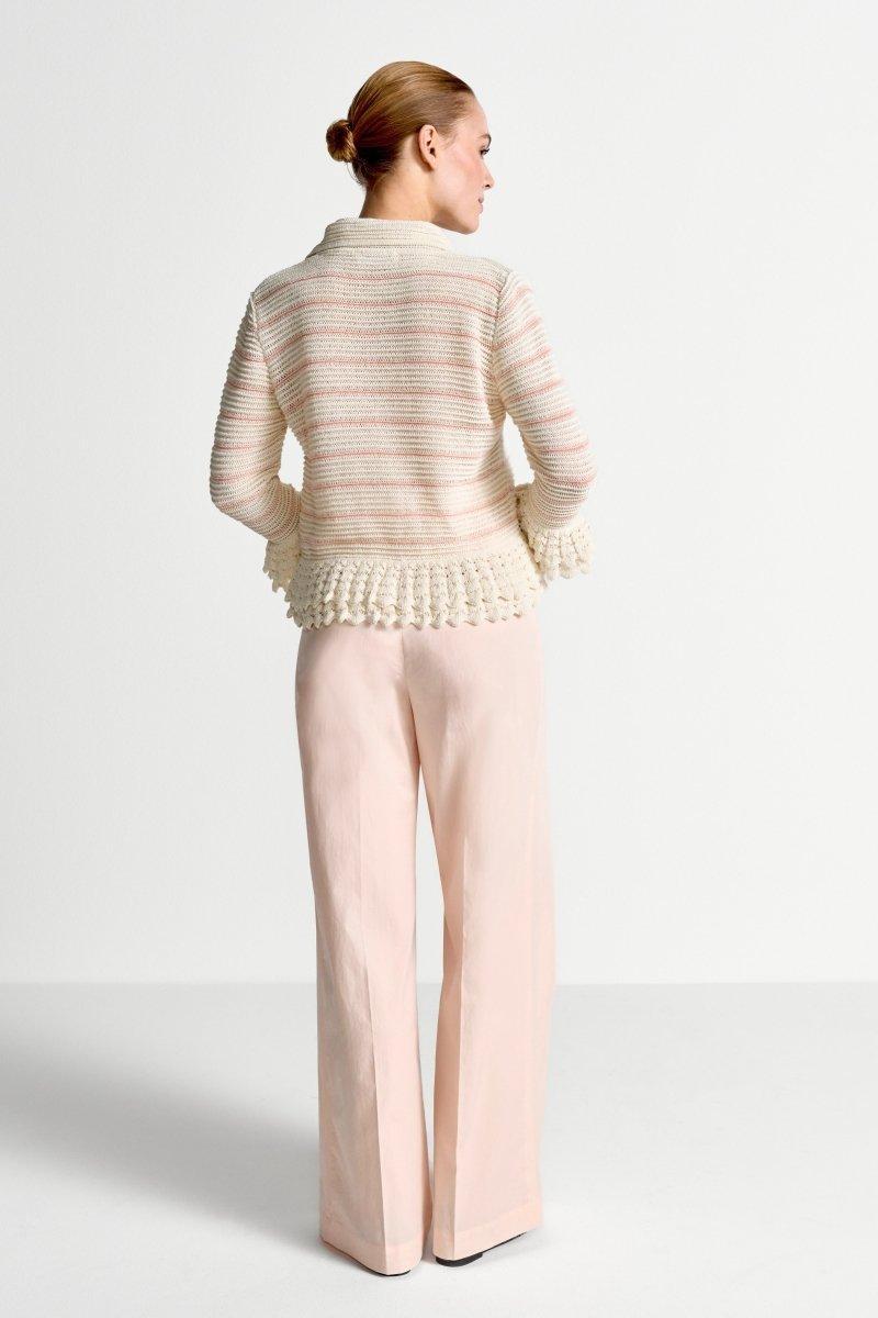 Strickcardigan mit Rüschen-Rich & Royal