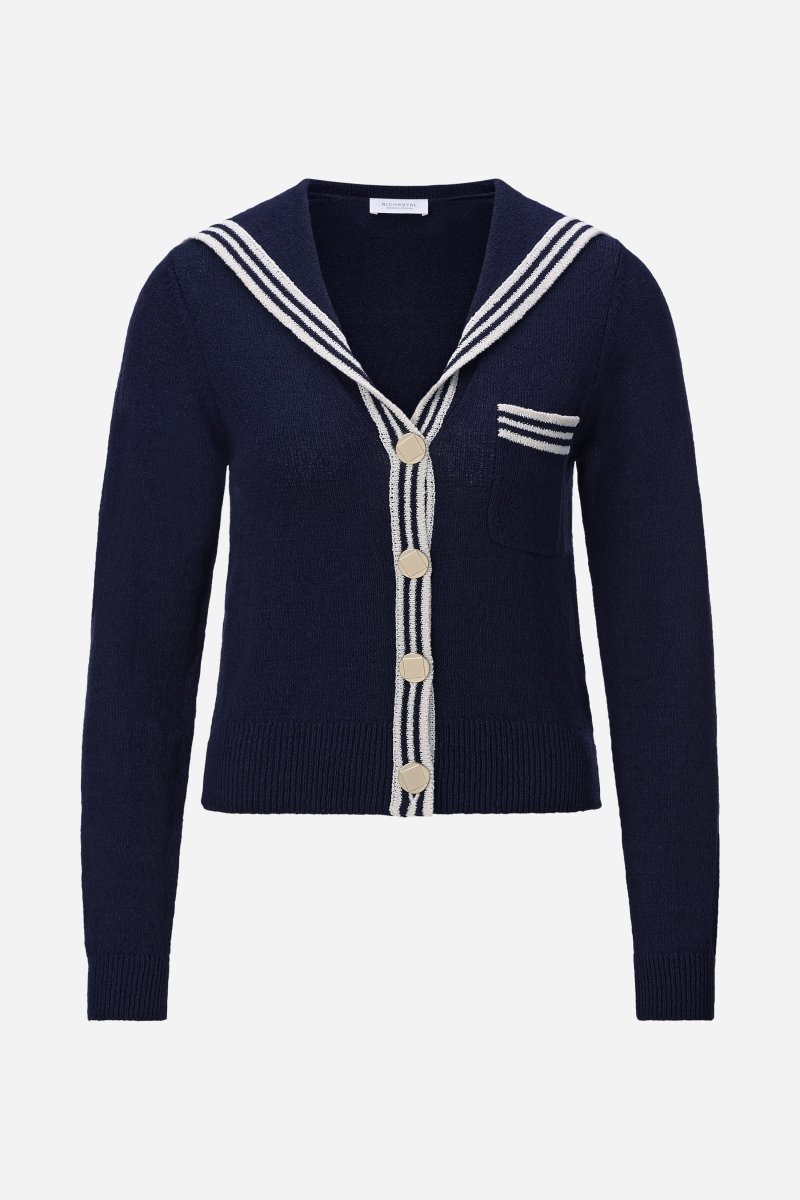 Cardigan mit Matrosenkragen-Rich & Royal