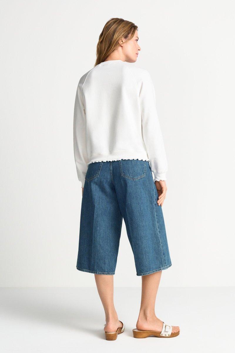 Sweatshirt mit Wellensaum-Rich & Royal