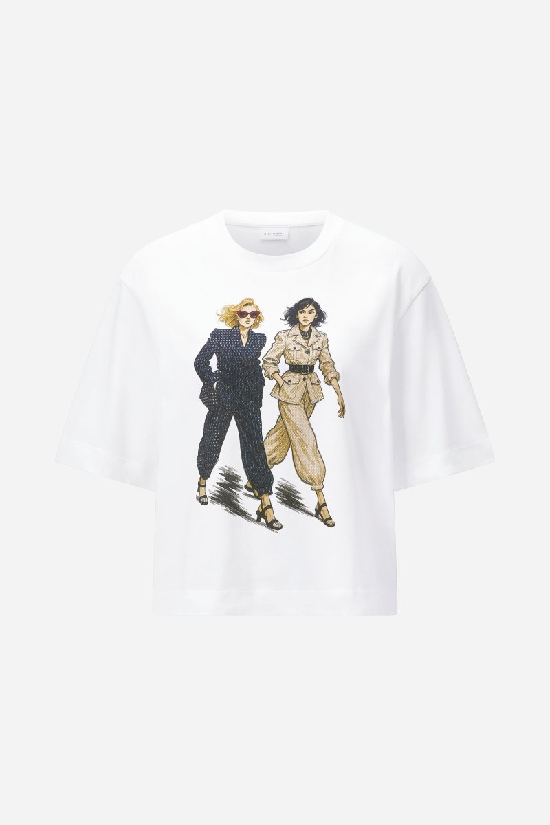 T-Shirt mit Print-Rich & Royal