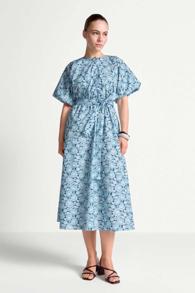 Kleid mit Blumenprint - Made with Liberty Fabric-Rich & Royal