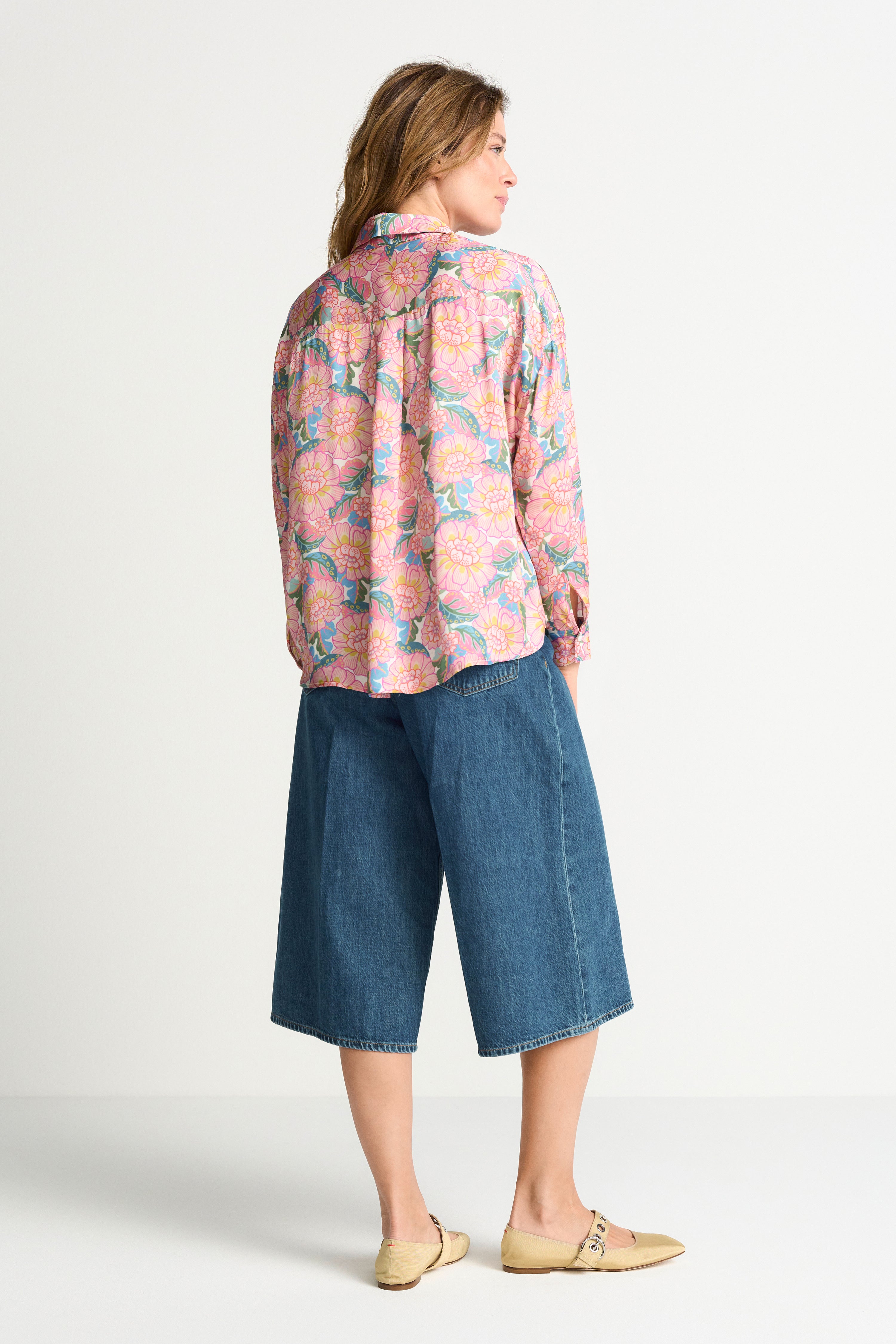 Bluse mit Blumenmuster - Made with Liberty Fabric-Rich & Royal