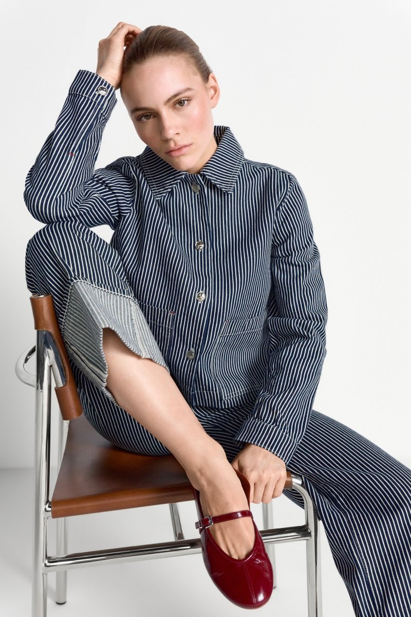 Gestreifte Kurzjacke-Rich & Royal