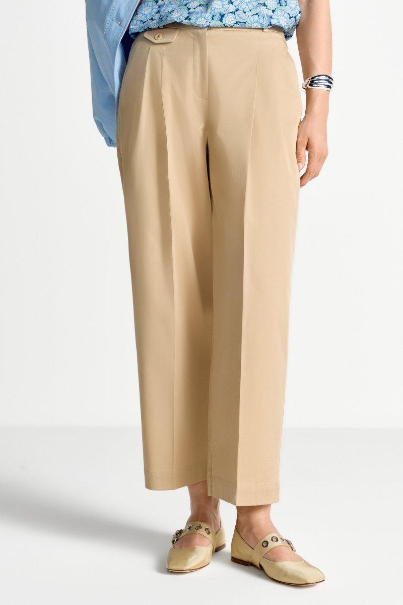 High-Waist-Bundfaltenhose-Rich & Royal