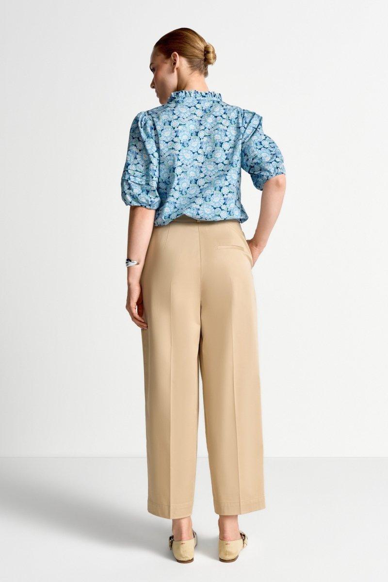 High-Waist-Bundfaltenhose-Rich & Royal