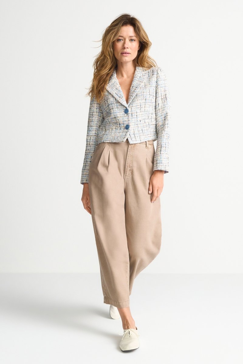 Bundfaltenhose mit Lyocell-Rich & Royal