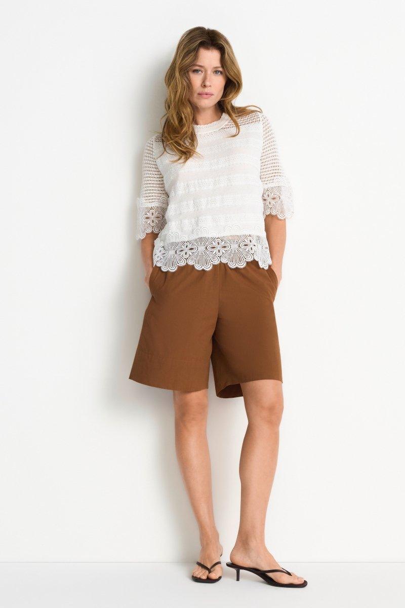 Häkel-Top mit Spitzensaum-Rich & Royal