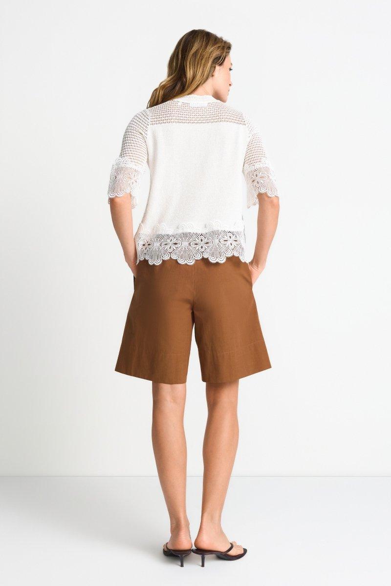 Häkel-Top mit Spitzensaum-Rich & Royal