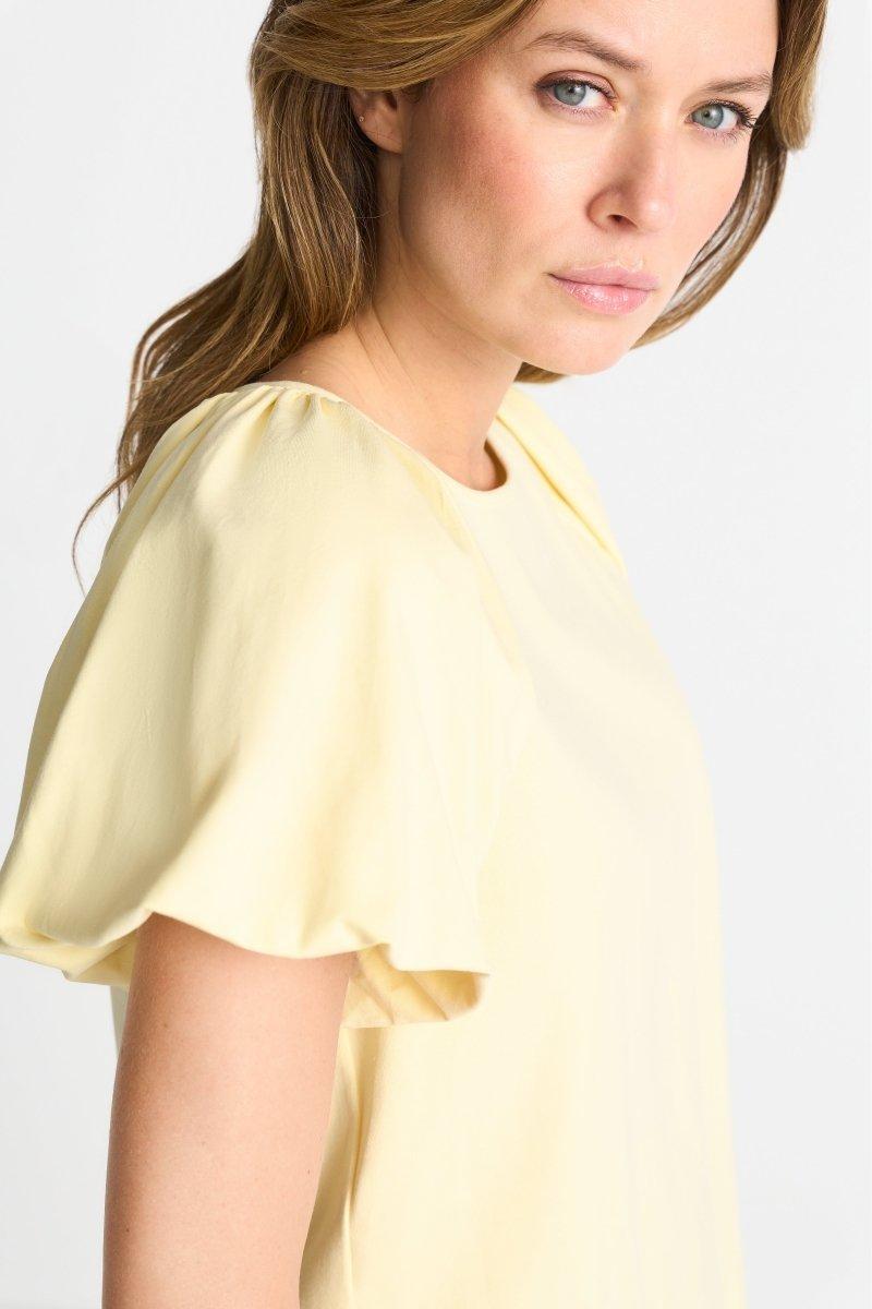 Kurzarmbluse mit Flügelärmeln-Rich & Royal