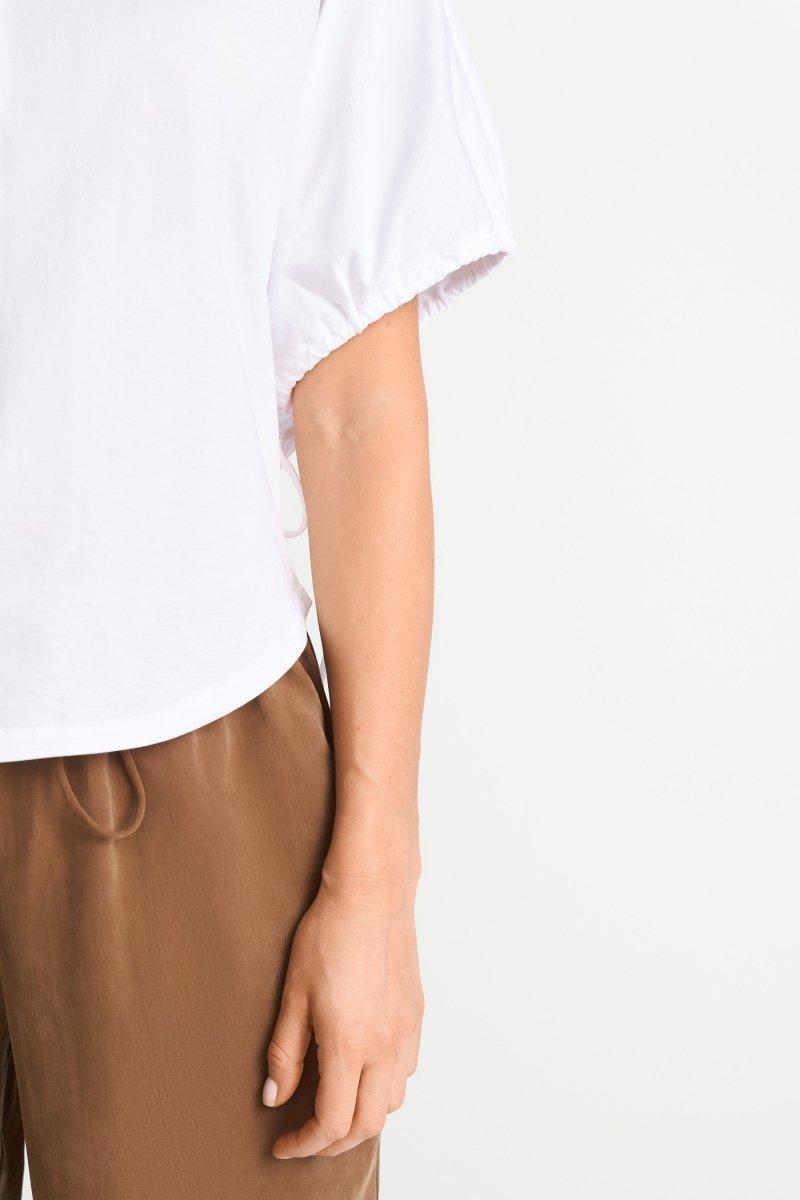 Kurzarmbluse mit Ballonärmeln-Rich & Royal