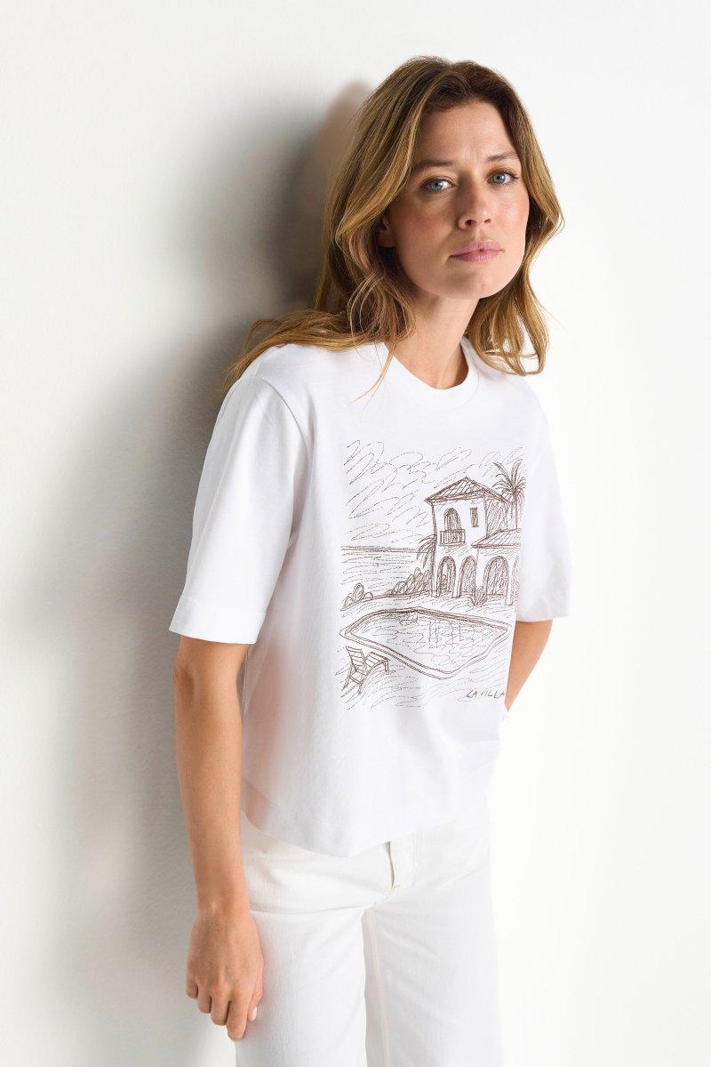 Oversize-T-Shirt mit Print-Rich & Royal