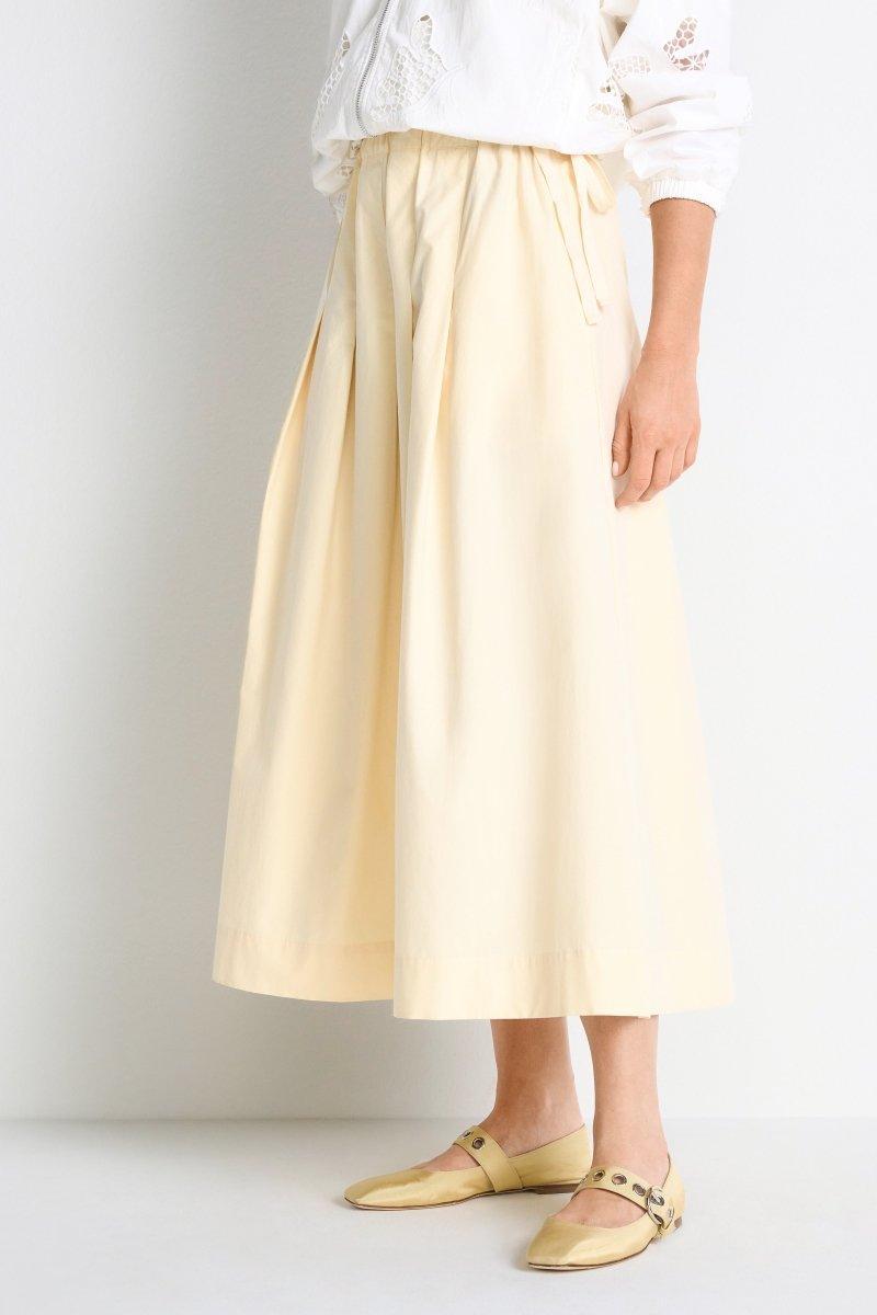 Faltenrock mit Bindegürtel-Rich & Royal