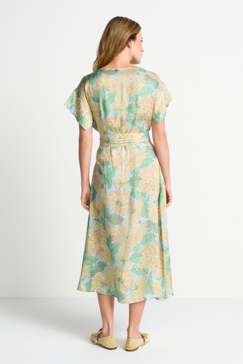 Maxikleid mit Blumenprint-Rich & Royal
