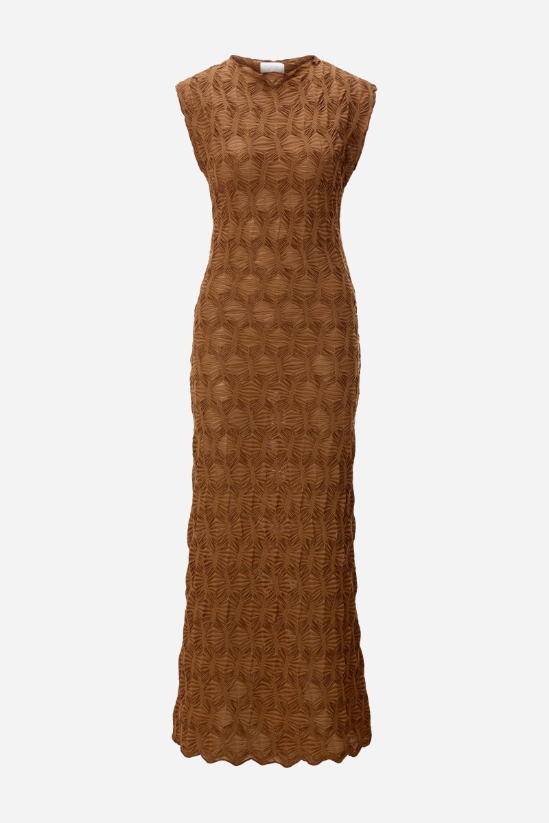 Gesmoktes Maxikleid-Rich & Royal