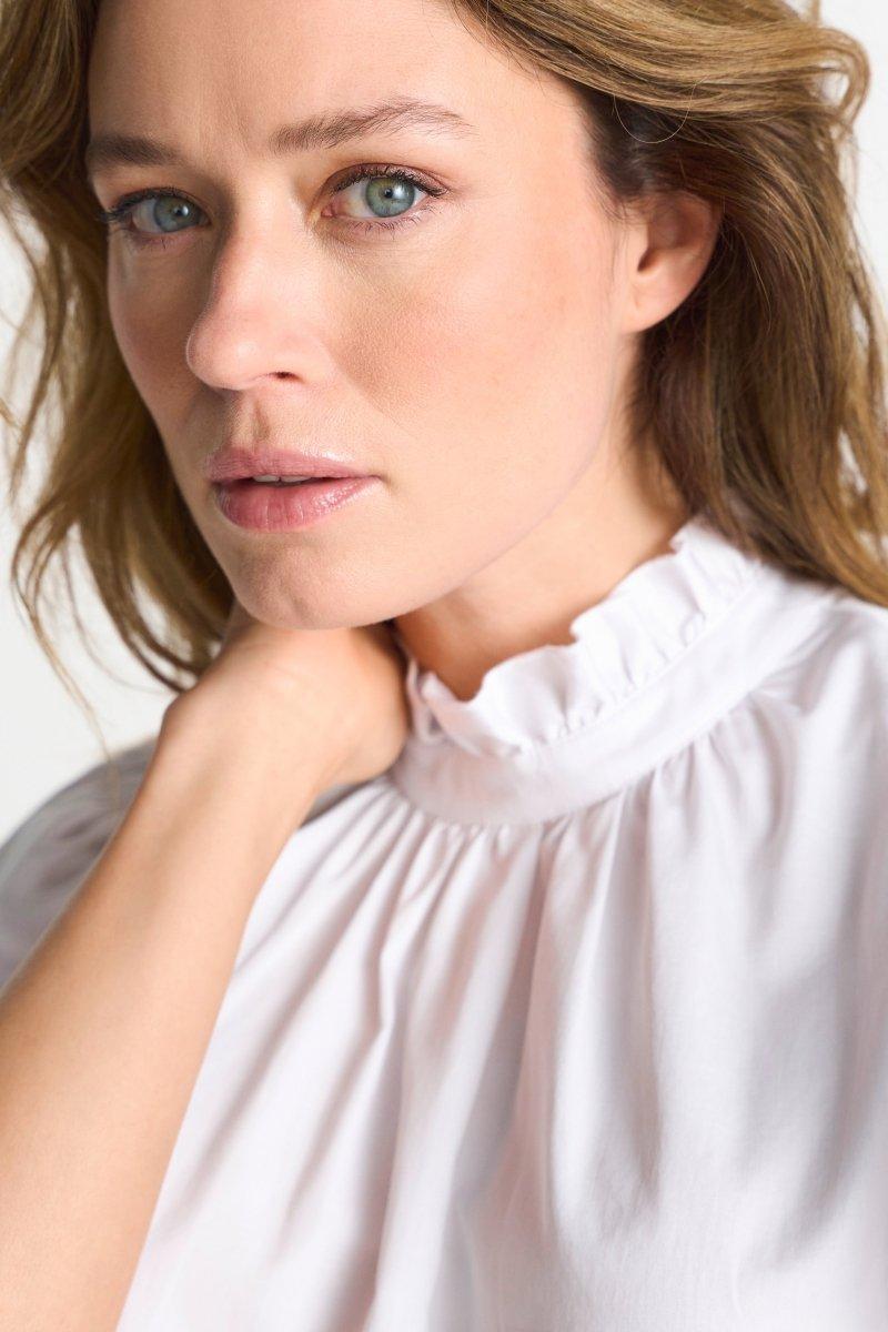 Bluse mit Stehkragen-Rich & Royal