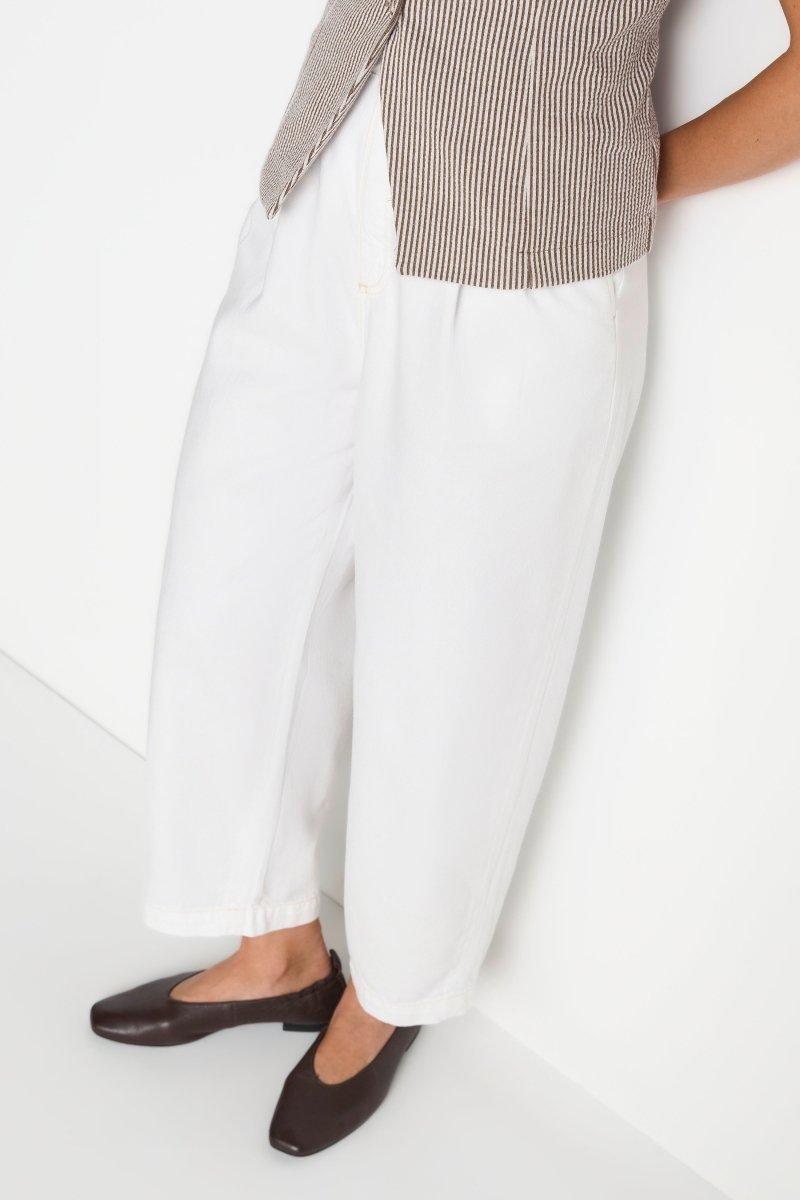 Weiße High-Waist-Jeans-Rich & Royal