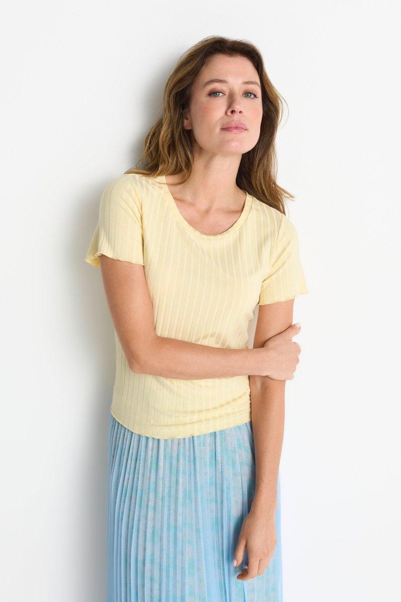 Figurbetontes Rippshirt-Rich & Royal