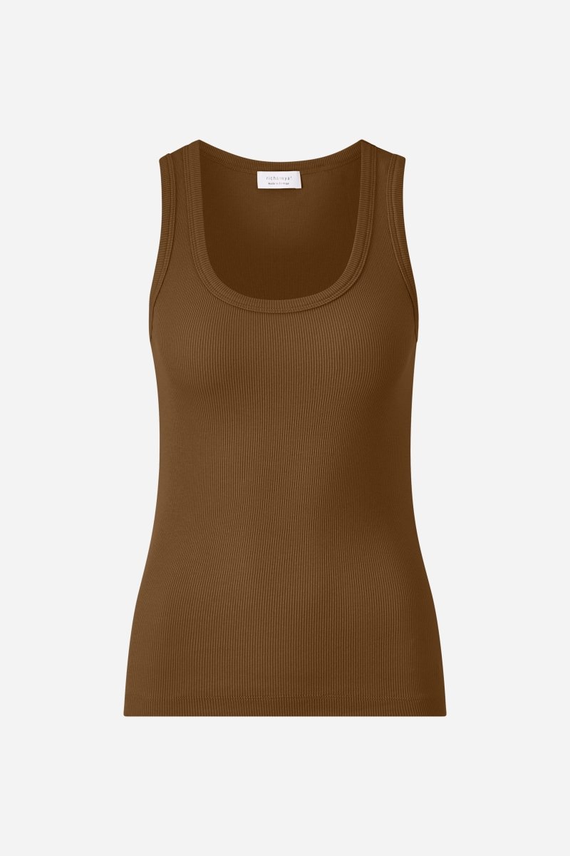 Ripp-Tanktop mit Rundhalsausschnitt-Rich & Royal