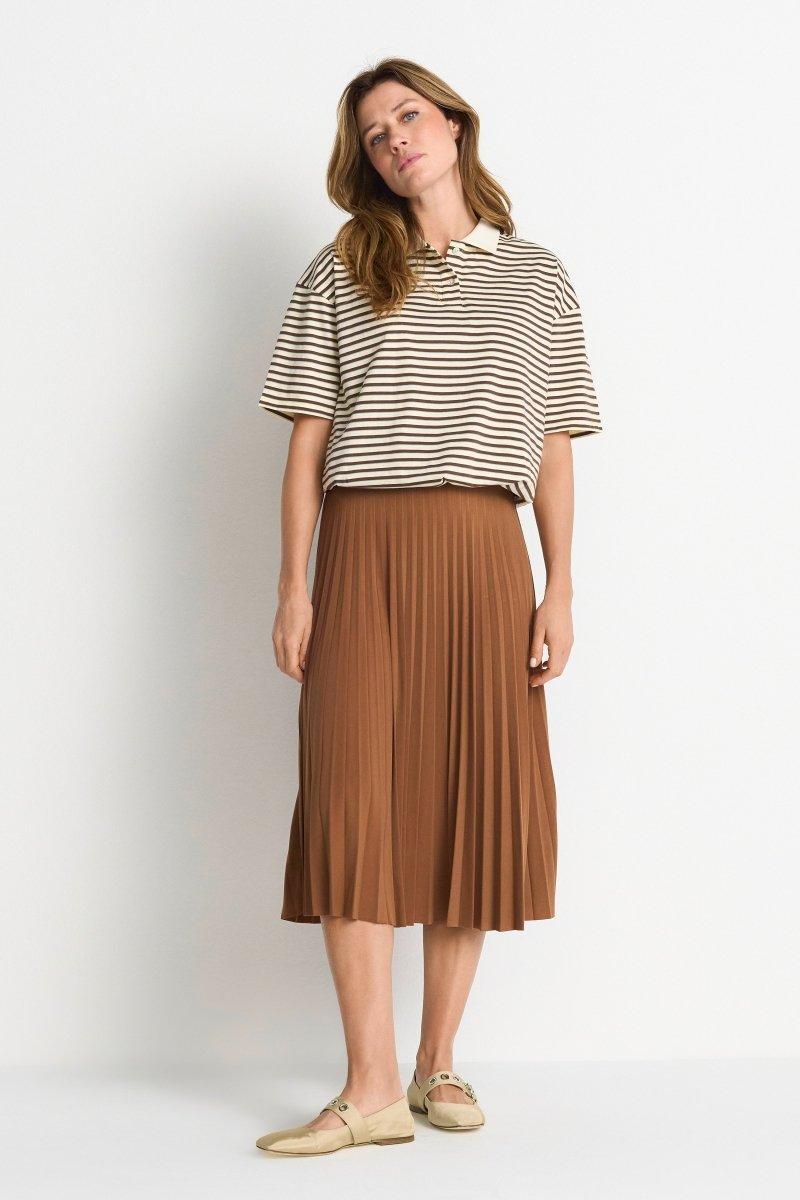 Plisseerock mit elastischem Bund-Rich & Royal