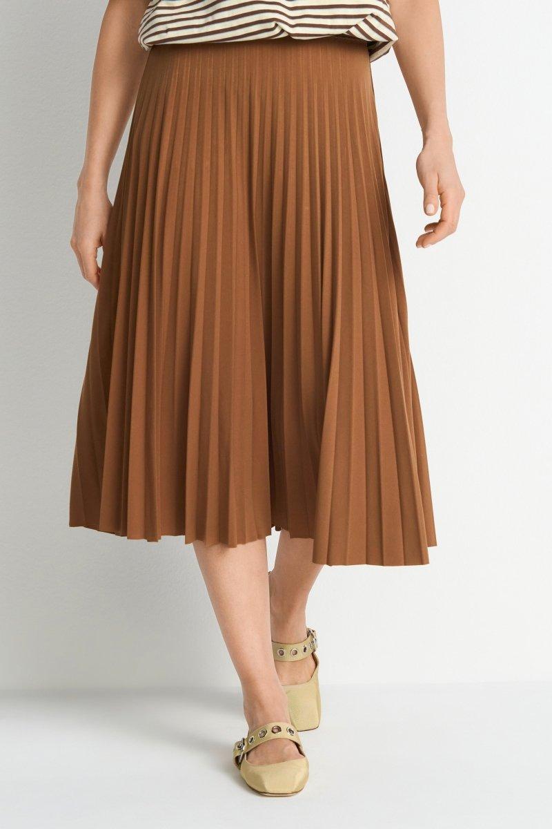 Plisseerock mit elastischem Bund-Rich & Royal