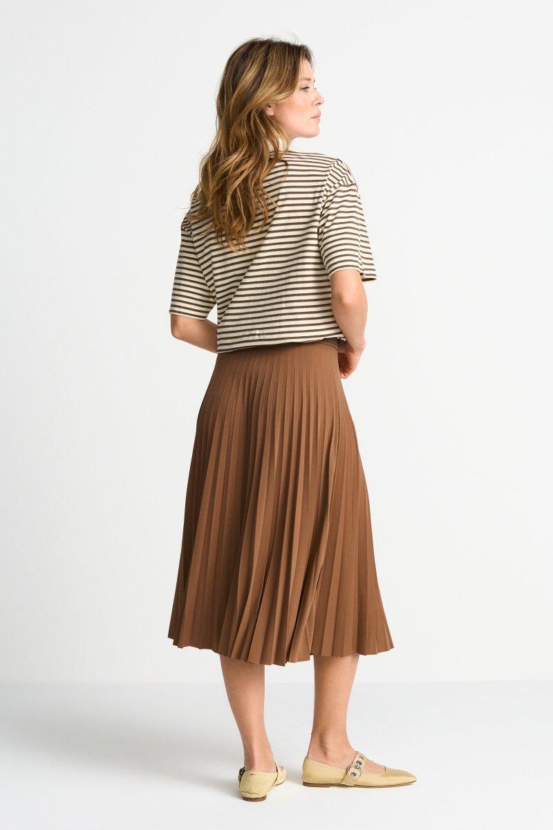 Plisseerock mit elastischem Bund-Rich & Royal