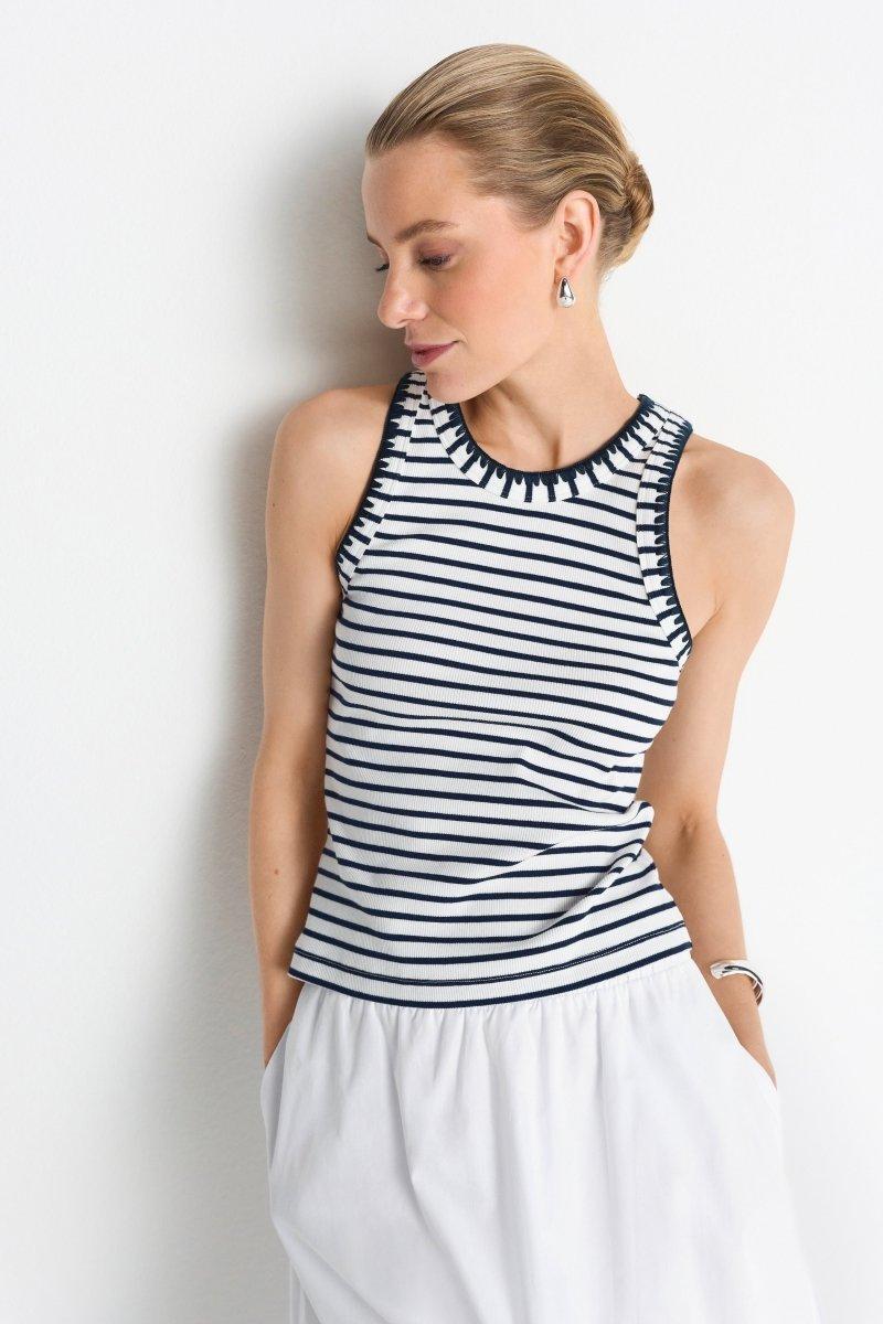 Tanktop aus Rippstrick-Rich & Royal