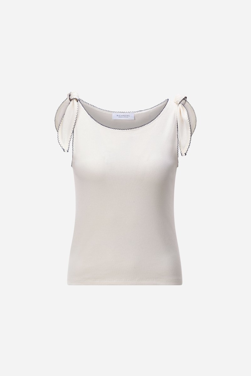 Top mit Schleifenträgern-Rich & Royal