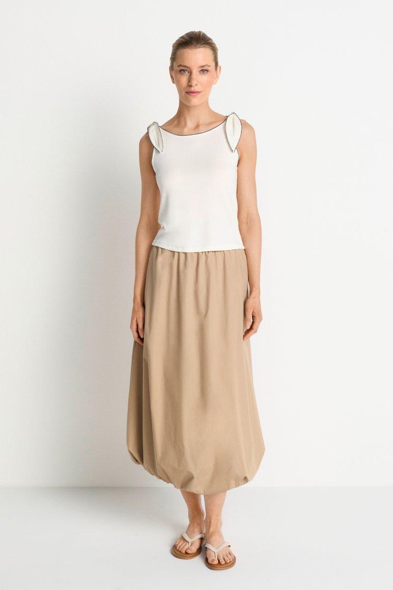 Top mit Schleifenträgern-Rich & Royal