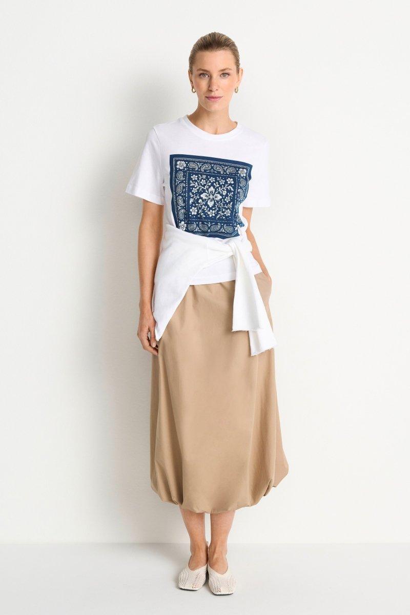 T-Shirt mit Bandana-Print-Rich & Royal