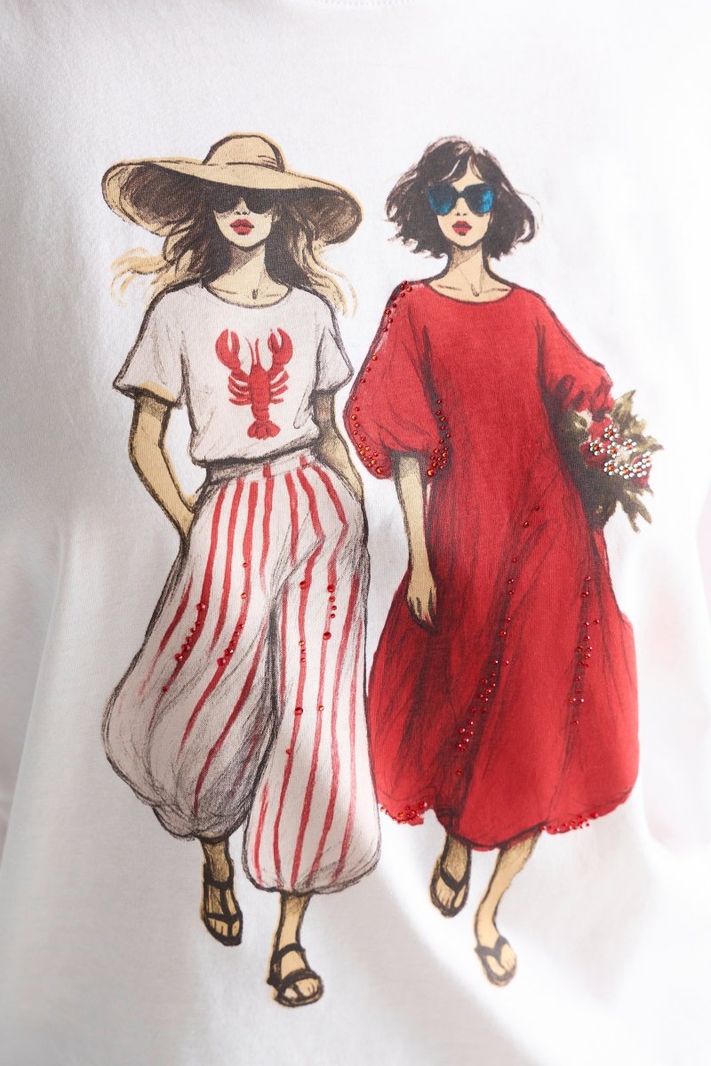 T-Shirt mit Print-Rich & Royal
