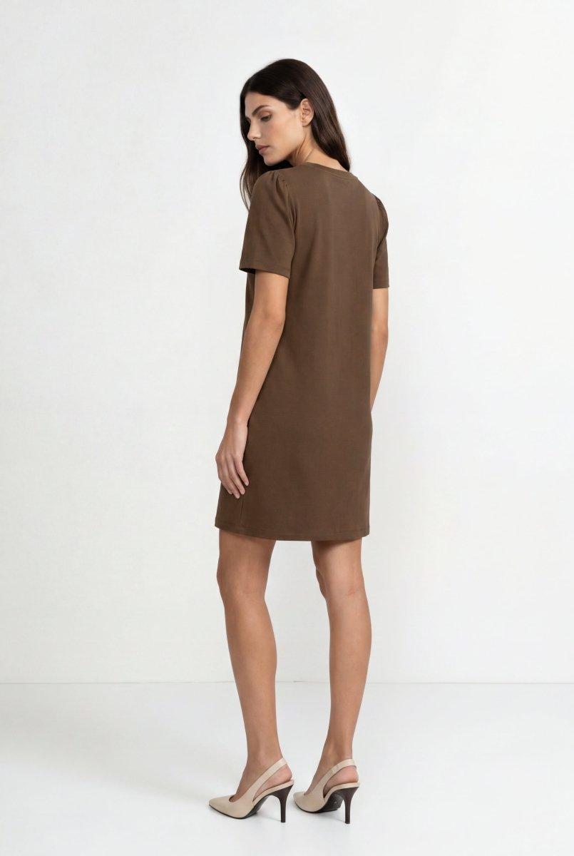 T-Shirt-Kleid mit Puffärmeln-Rich & Royal