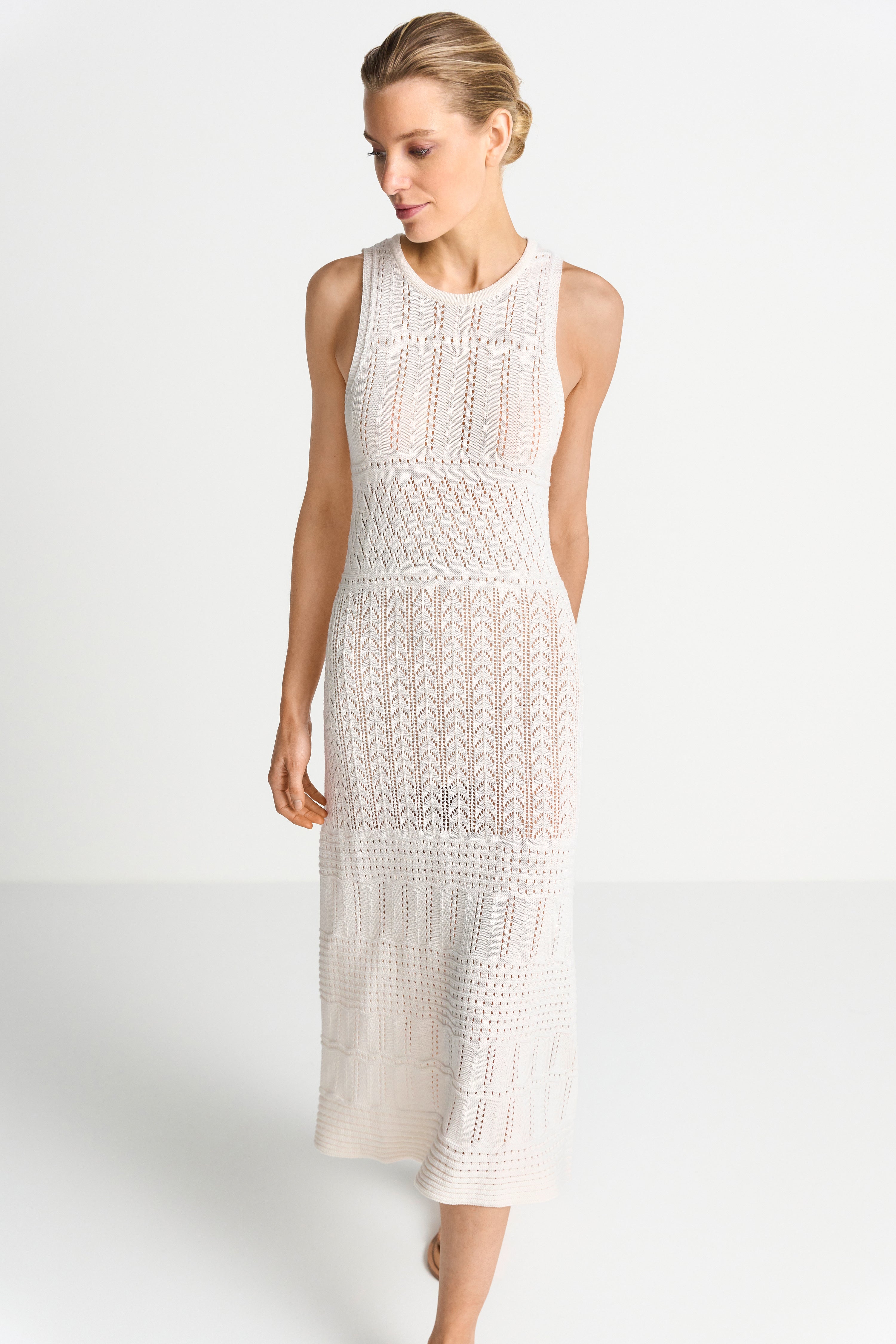 Ärmelloses Maxi-Strickkleid-Rich & Royal