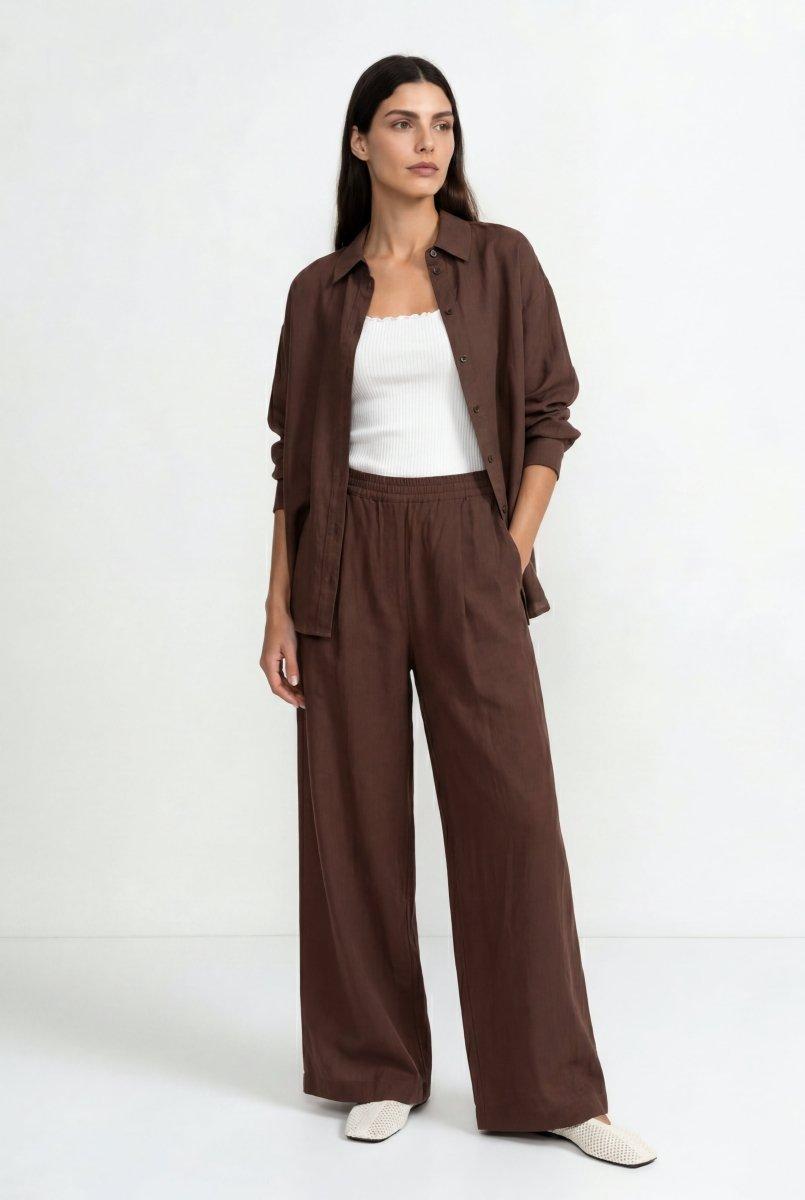 Bluse mit klassischem Hemdkragen-Rich & Royal