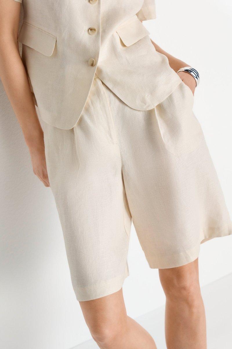 Bermuda-Shorts mit Bundfalten-Rich & Royal