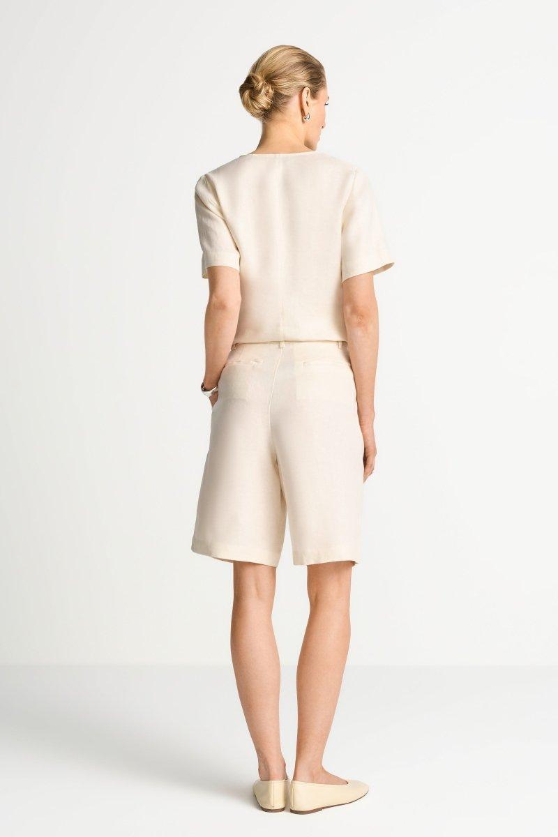 Bermuda-Shorts mit Bundfalten-Rich & Royal