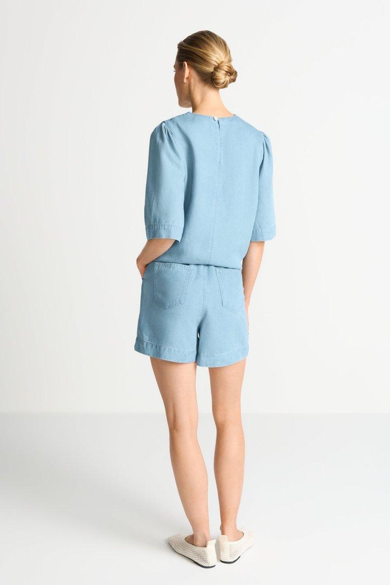 Lyocell-Shorts im Denim-Look-Rich & Royal