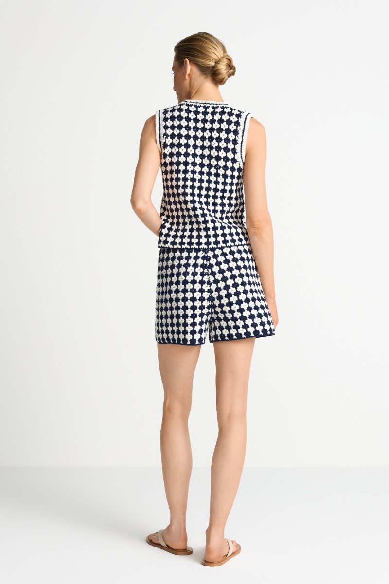 Häkelshorts mit Granny Squares-Rich & Royal