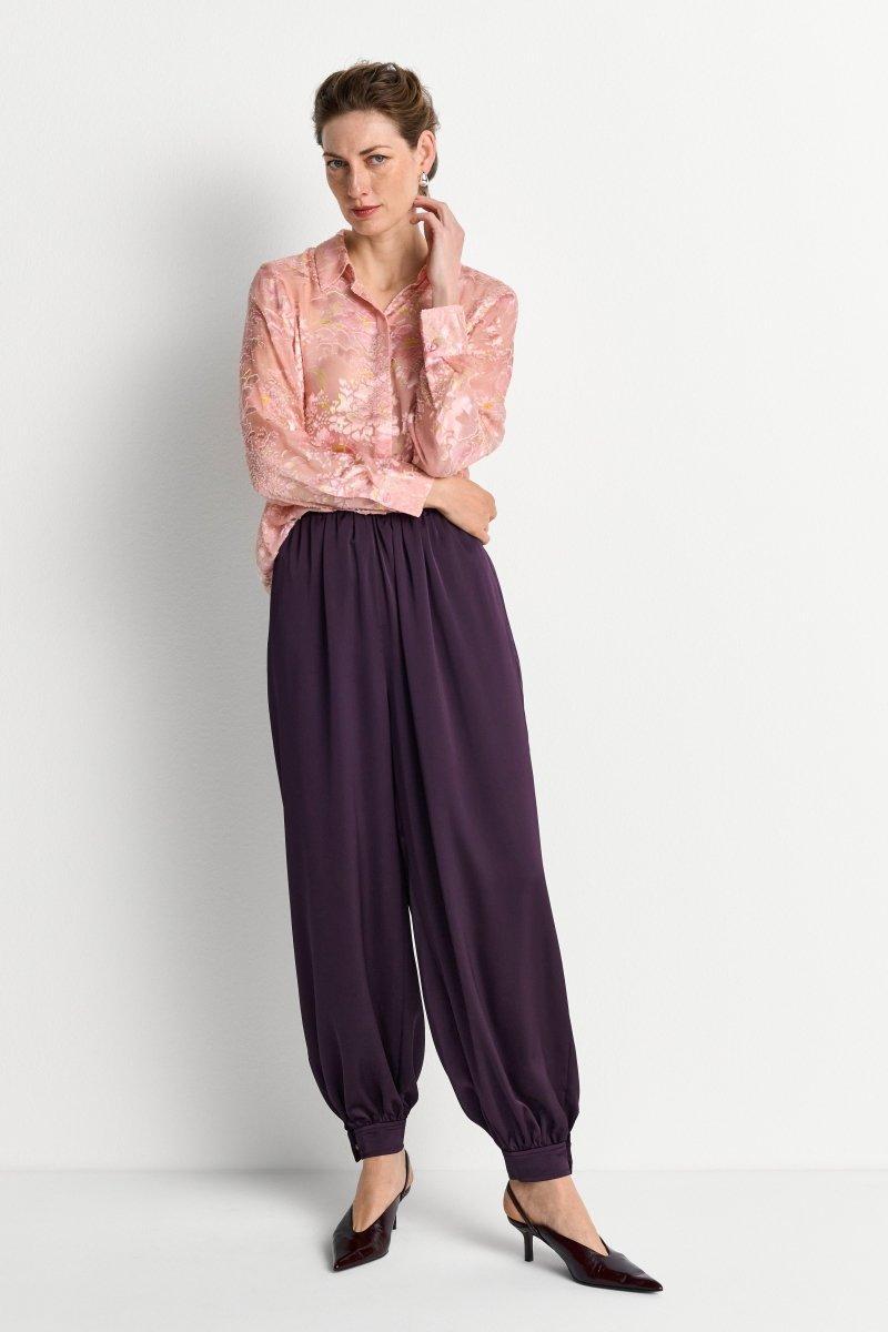 Bluse mit floralem Print-Rich & Royal