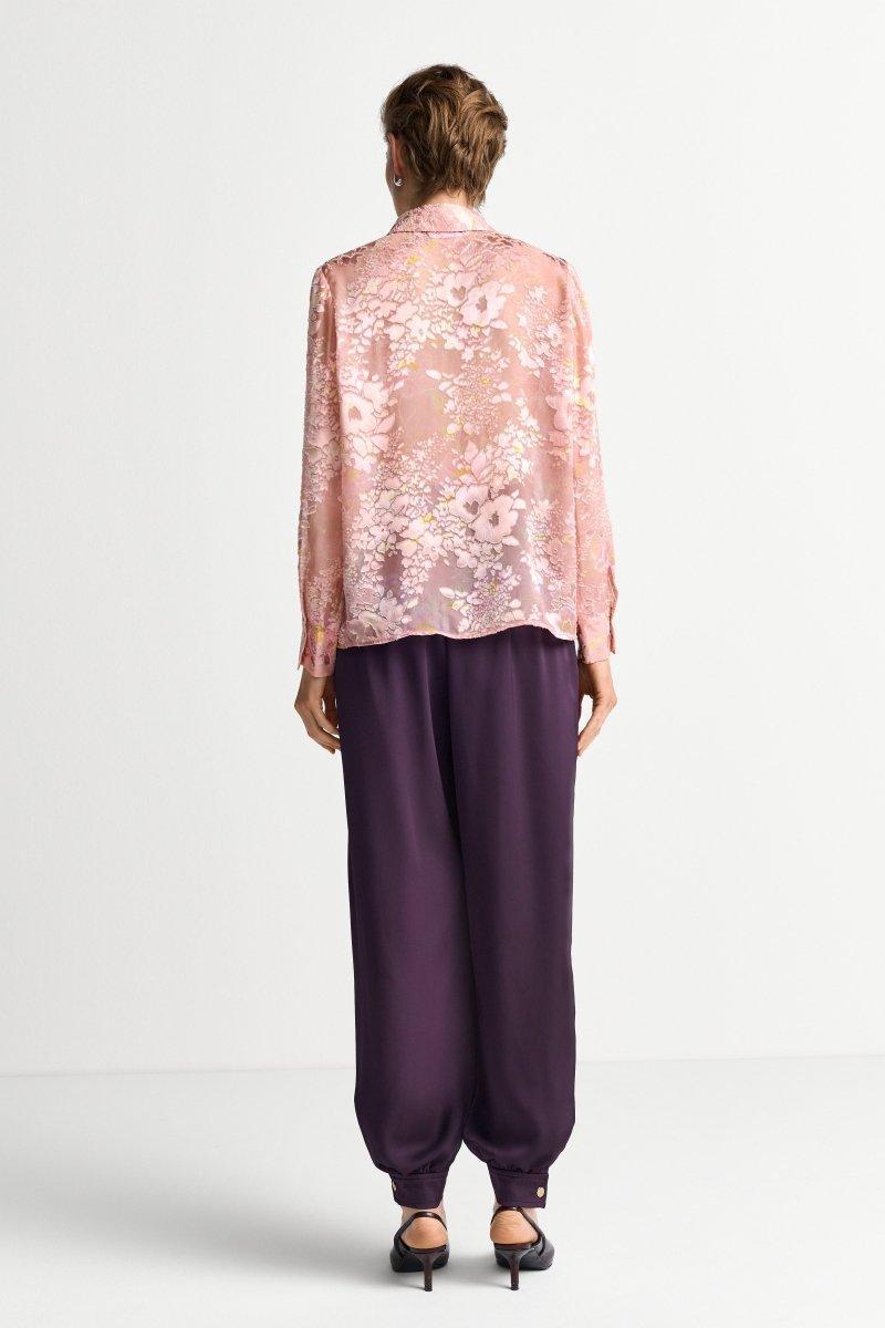 Bluse mit floralem Print-Rich & Royal