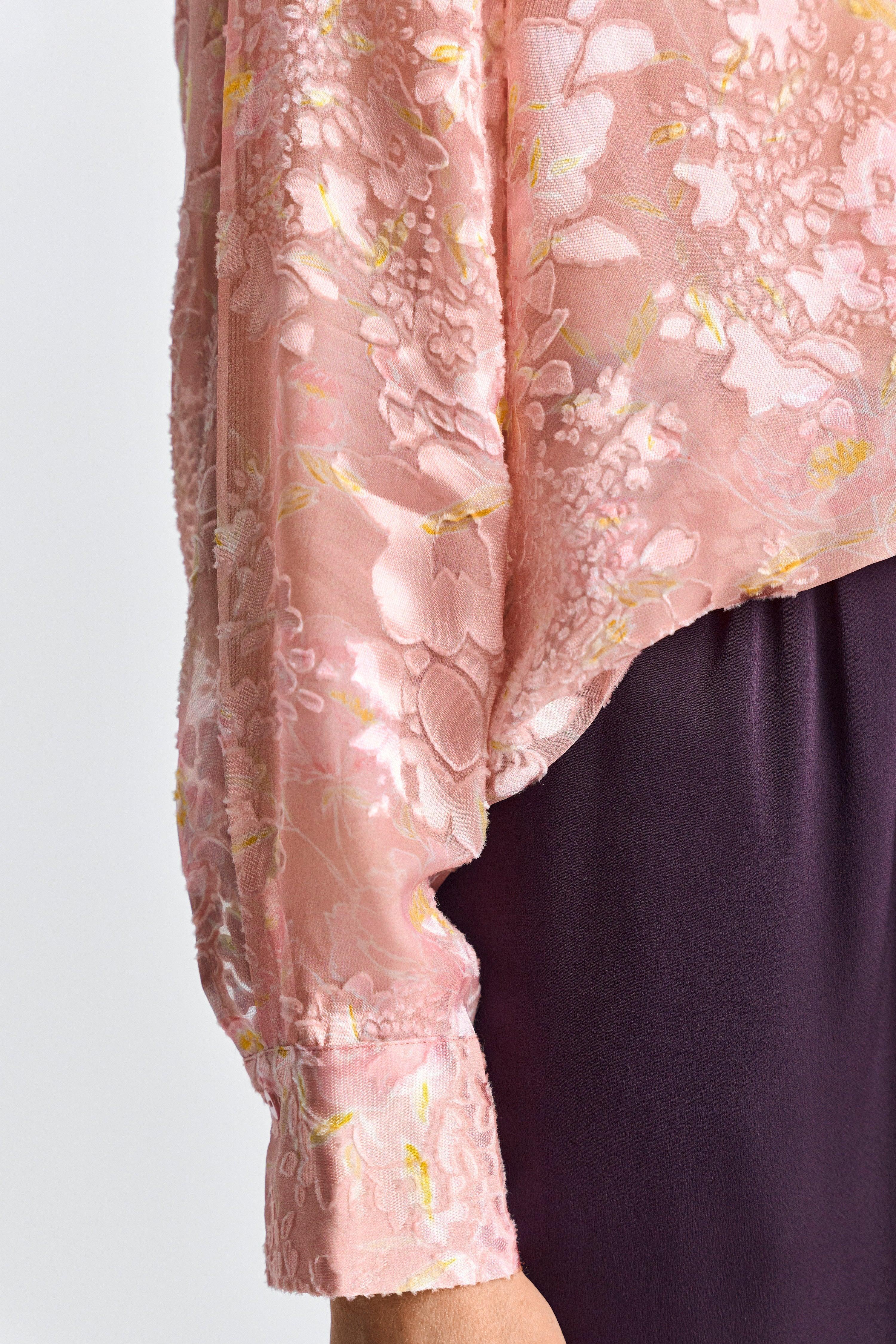 Bluse mit floralem Print-Rich & Royal