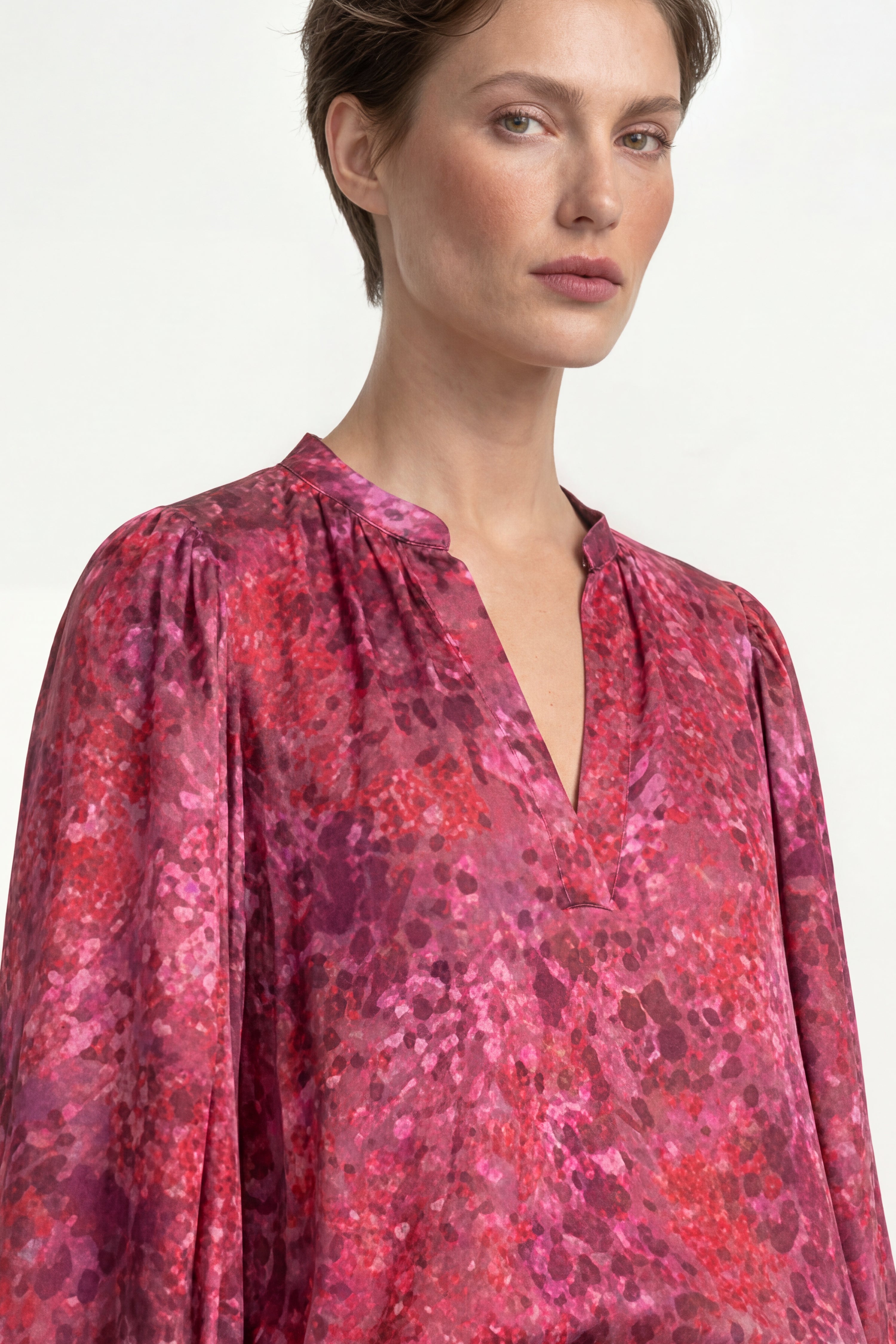 Bluse mit Ballonärmeln-Rich & Royal