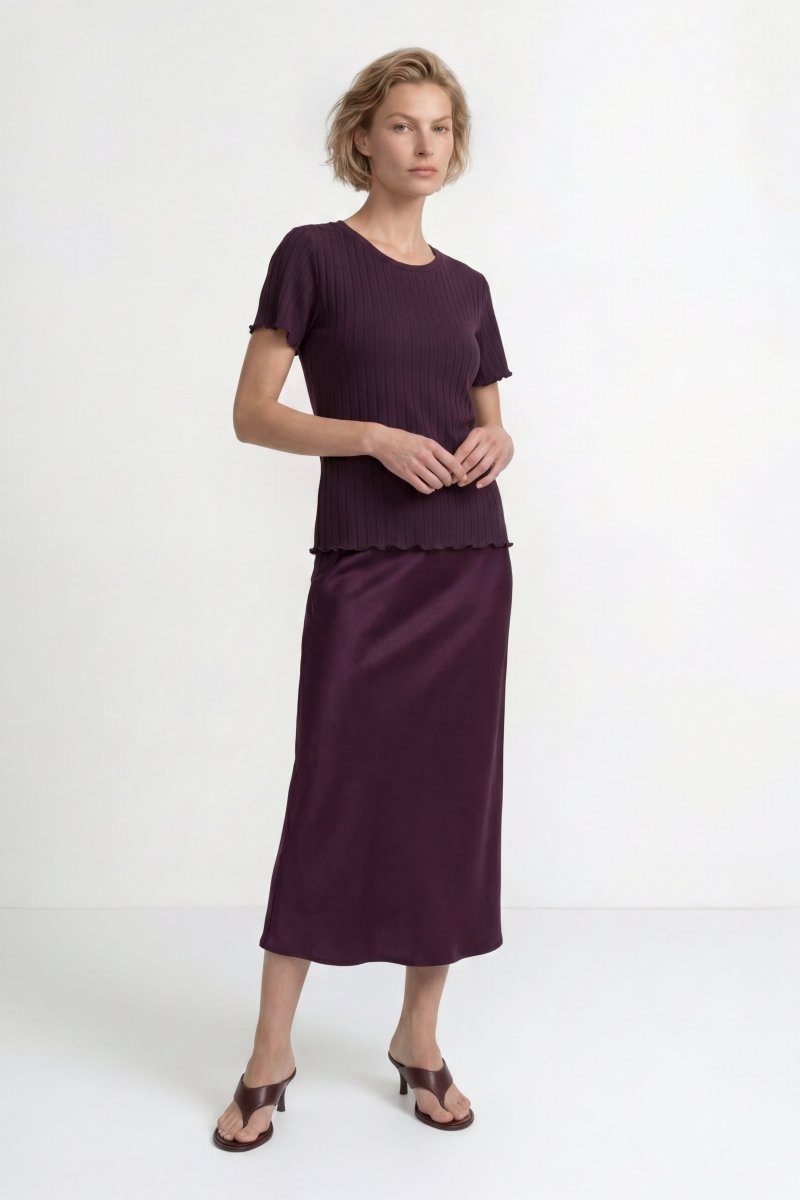 Figurbetontes Rippshirt-Rich & Royal