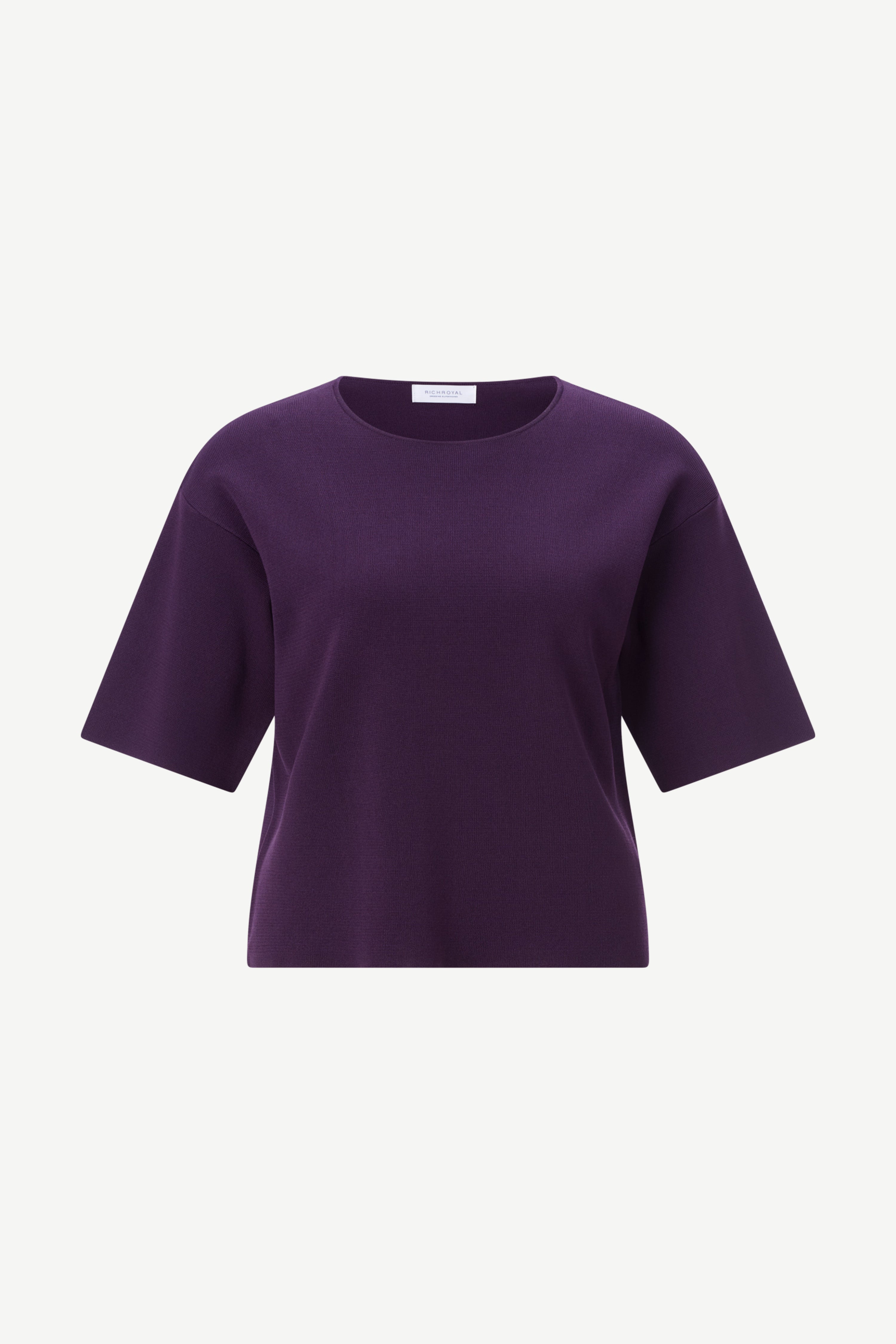 Boxy T-Shirt-Rich & Royal