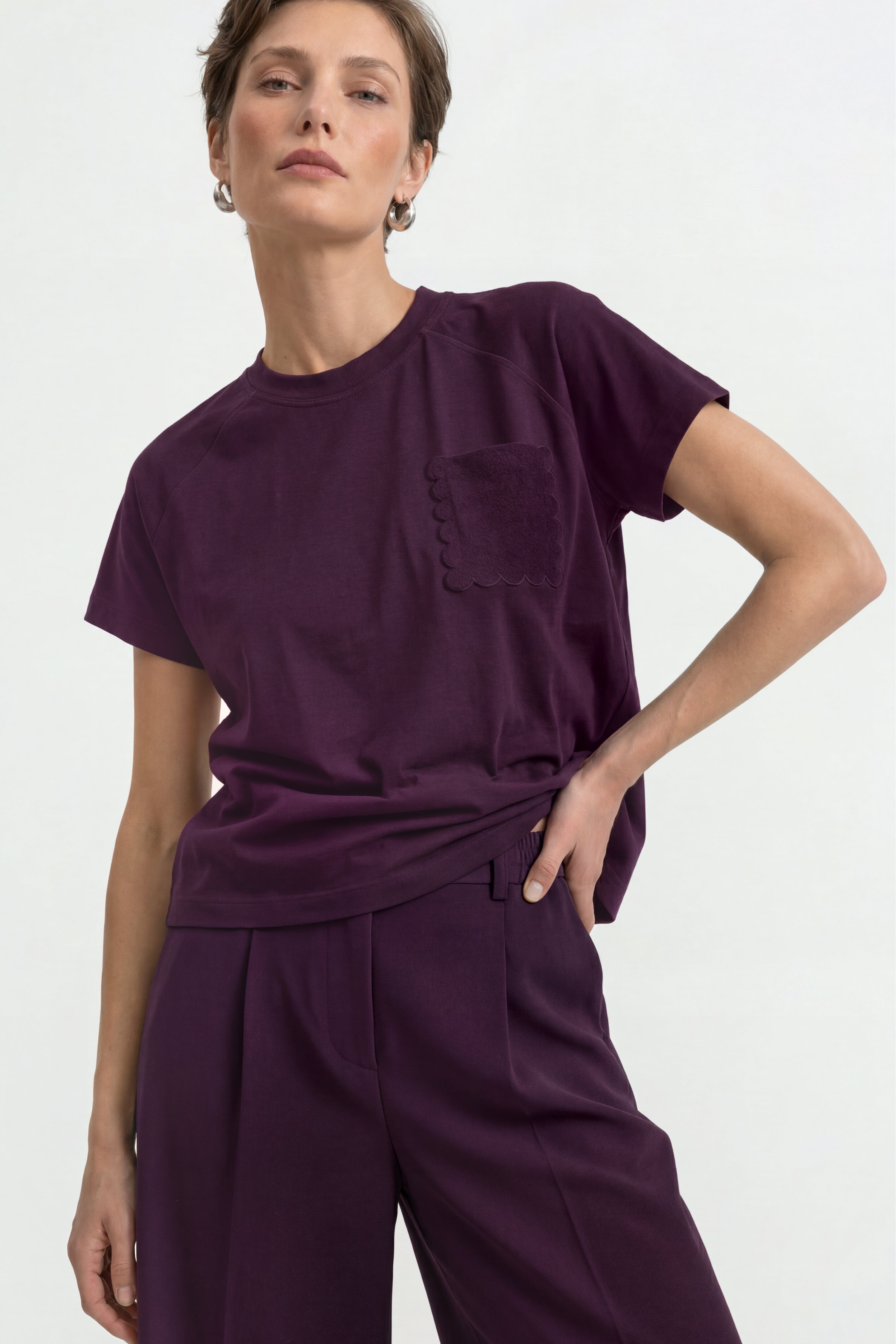 Blusenshirt mit Raglanärmeln-Rich & Royal