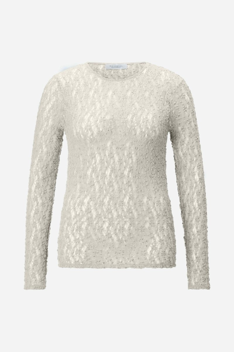 Spitzen-Langarmshirt-Rich & Royal